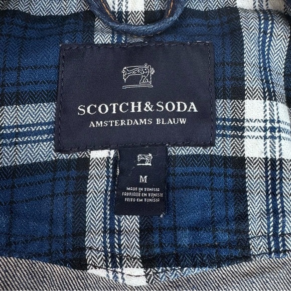 Scotch & Soda Trucker Denim Jean Jacket Cotton Dark Blue Men size Med - Picture 3 of 10